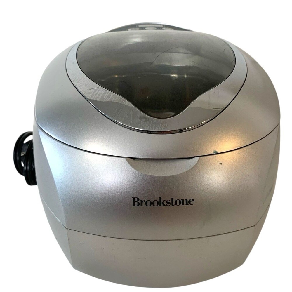 Brookstone Ultrasonic Cleaner Jewelry DVD Eyeglass Watches & More CD-7830A